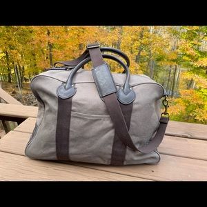 J. Crew Canvas and Leather Bag, New